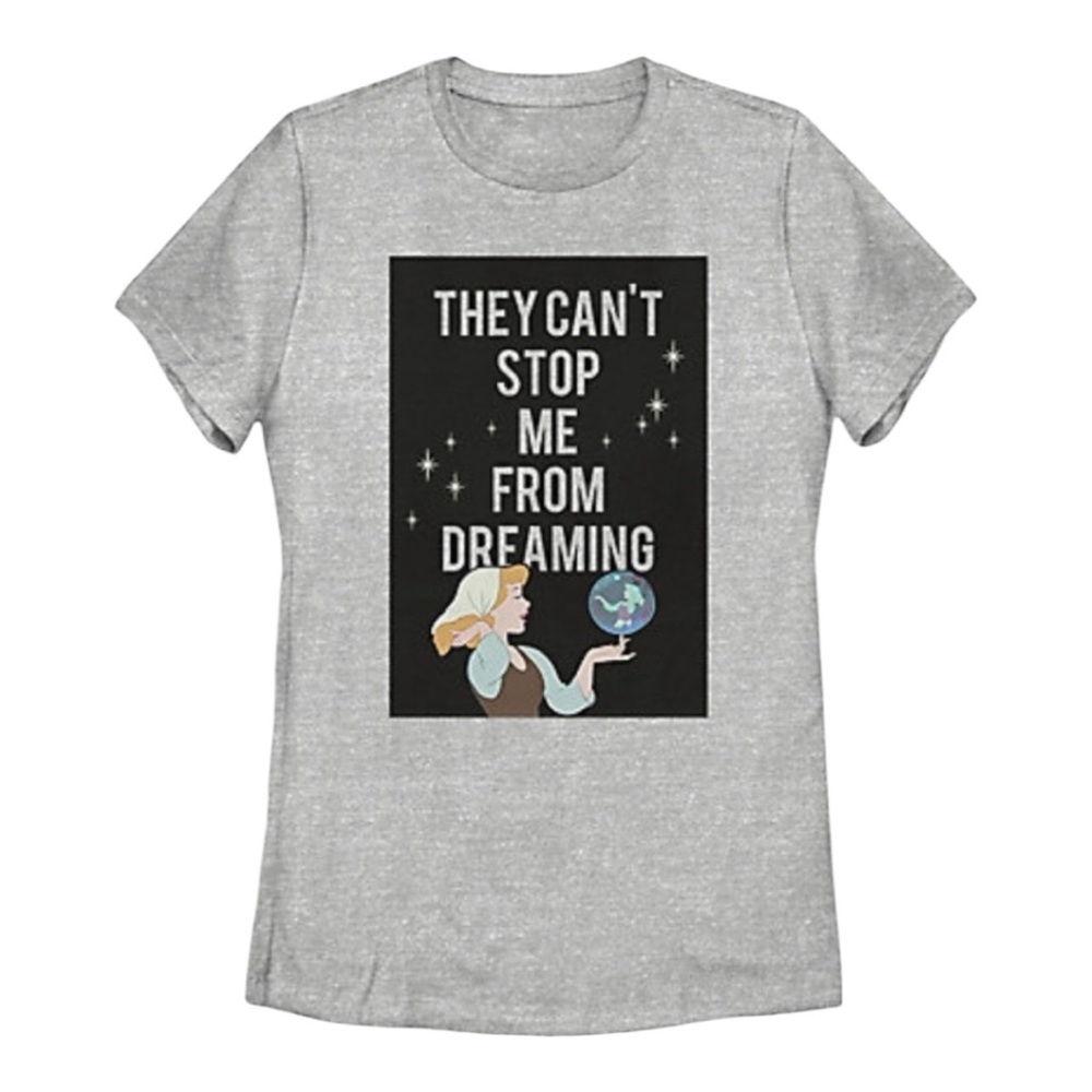 Women’s Disney Princess  Cinderella Graphic T-shirt Meme